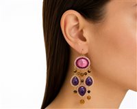 Pendientes Cianfrone Gioielli Mujer in Plata Agata F127OR-ART36-LILLA - F127OR-ART36-LILLA